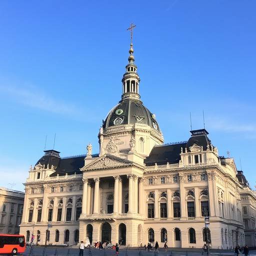 Blick auf das Wiener Rathaus mit deutlicher Architektur